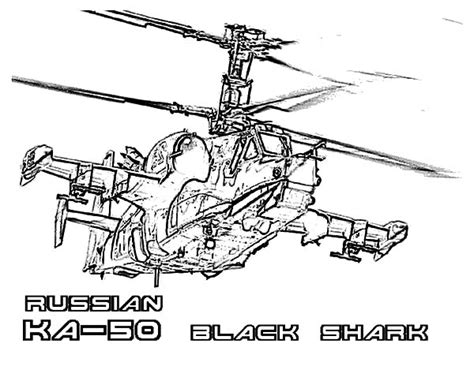 Maybe you would like to learn more about one of these? Russian KA 50 Black Shark Apache Helicopter Coloring Pages ...