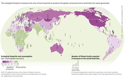 Ecological Footprint 2014 World Atlas Of Global Issues