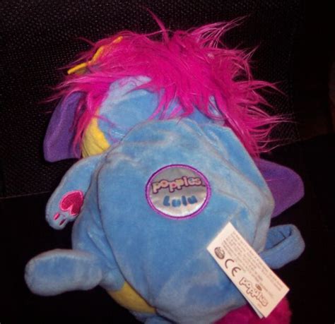 Popples Lulu 10 Talking Plush Stuffed Toy Blue Yellow Pink Spin Master 2015 Ebay