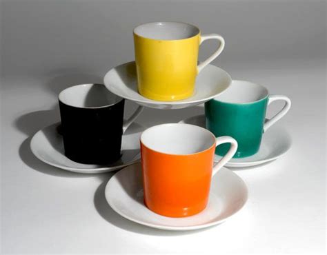 Modern Tea Cup And Saucer Set Of Four Etsy Tea Cups Cup And Saucer
