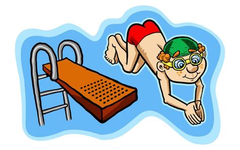 Download High Quality Swimming Pool Clipart Diving Board Transparent