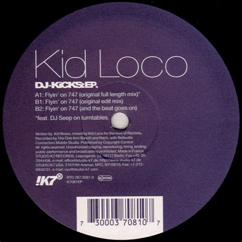 Kid Loco Dj Kicks Ep 1999 Vinyl Discogs