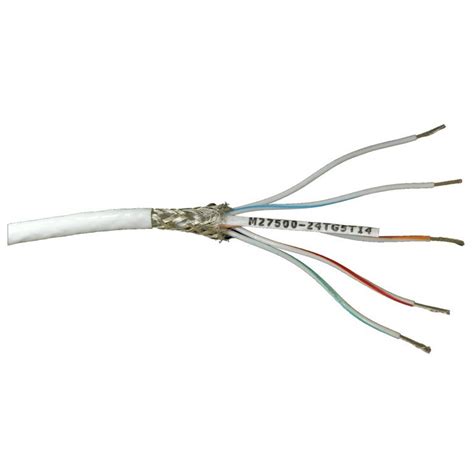 Shielded Wire 24 Gauge 5 Conductor Steinair Inc