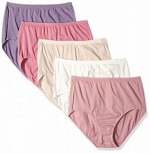 Buy Just My Size Women 39 S Plus 5 Pack Cotton High Brief At Amazon In