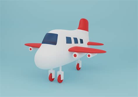 Cartoon Toy Airplane Cgtrader