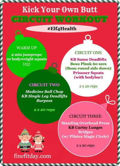 Kick Your Own Butt Circuit Workout Fine Fit Day