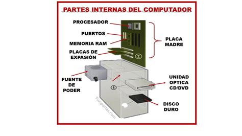 El Computador Y Sus Partes Listado Y Sus Partes