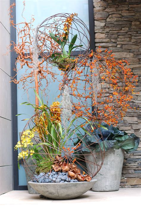 Fall Annuals Planter Container Front Entrance Unconventional Urban