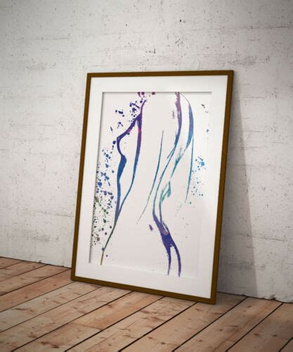 Nude Naked Lover Print Poster Prints Posters Watercolour Wallart