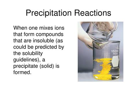 Ppt Precipitation Reactions Powerpoint Presentation Free Download