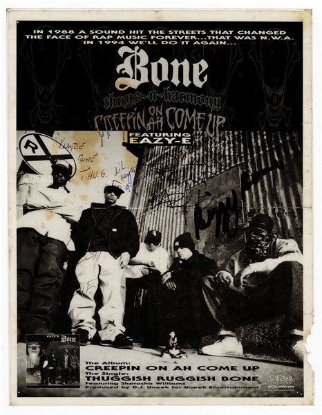 Lot Detail Bone Thugs N Harmony And Eazy E Original Fully Signed