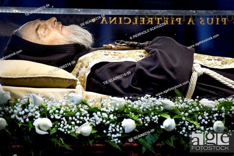Exposition Of The Relics Of Padre Pio And St Leopold Mandic In The
