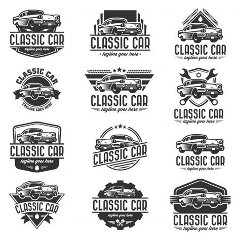 Premium Vector Classic Car Logo Template Car Logos Car Logo Design