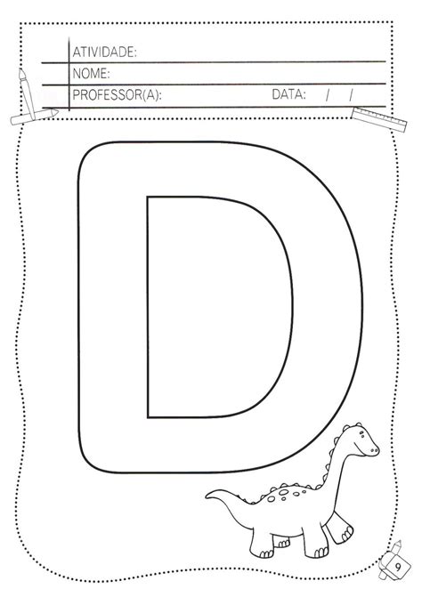 16 Desenhos Da Letra D Para Colorir E Imprimir Online Cursos Gratuitos