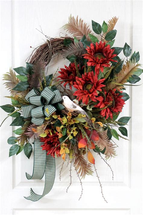 Large Country Wreath For Front Door Country By