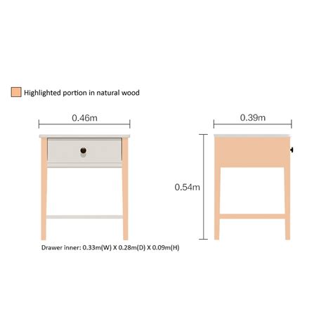 Heil Bedside Table Furniture And Home Décor Fortytwo