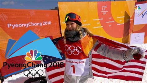 chloe kim lands back to back 1080s wins olympic gold in halfpipe youtube 2018 winter olympic