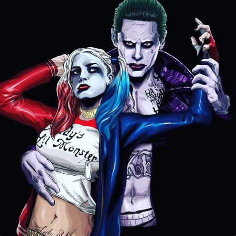 Joker Harleyquinn Suicidesquad Joker And Harley Quinn Joker And