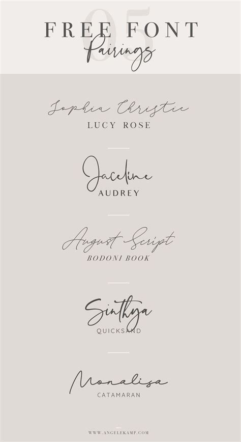 Free Font Pairings Free Handwritten Fonts Word Fonts Free Script Fonts