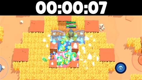 THE FASTEST WIN IN BRAWL STARS SHOWDOWN! - 7 Seconds World ...