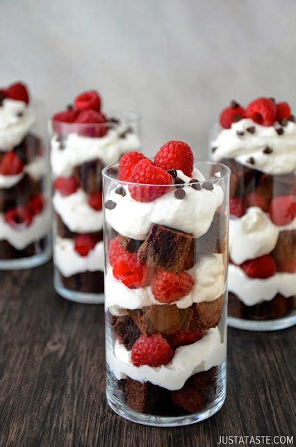 No bake dessert - brownies and raspberries | Nachtisch rezepte, Ideen ...