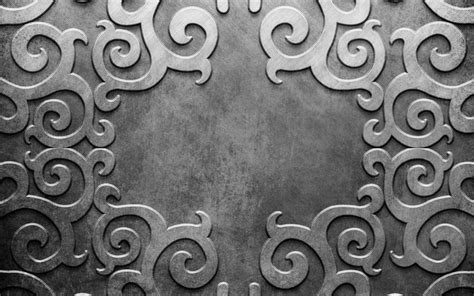 Wallpaper Metal Patterns Lines Silver Background 1920x1200