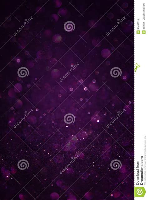 Black Silver And Purple Abstract Bokeh Lights Defocused