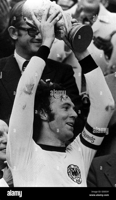 Franz Beckenbauer World Cup Final 1974 Stock Photo 106654547 Alamy