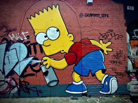 Bart Simpson Graffiti Boxcar Envy
