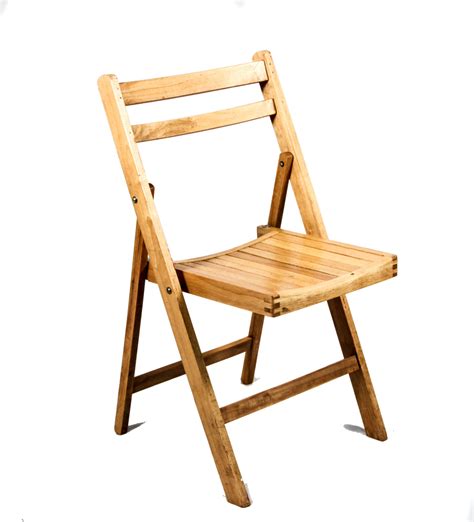Pine Wood Folding Chair Peter Corvallis Productions Rental Decor