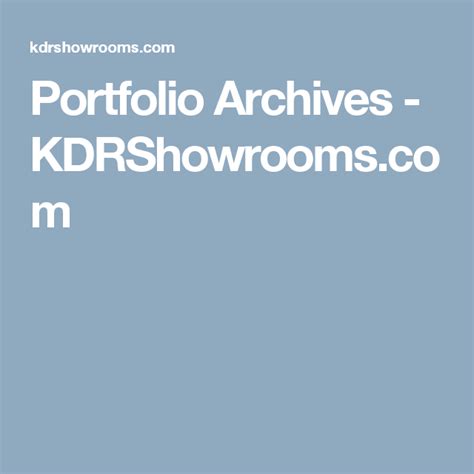 Portfolio Archives Portfolio Archive Design
