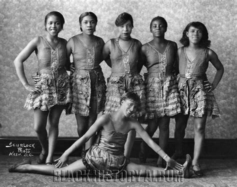 Vaudeville Show Girls 1920s Black History Vintage Black Glamour