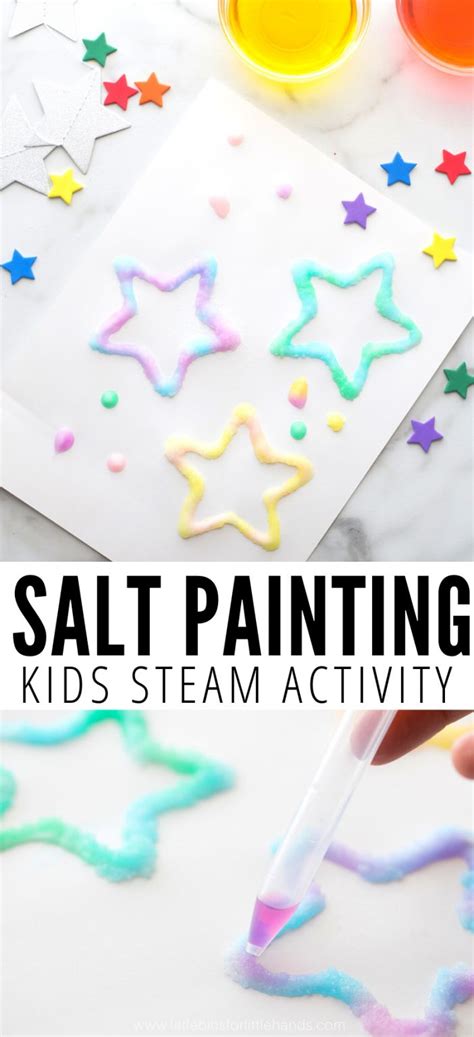 Salt Painting For Kids Art Activities For Kids Painting For Kids