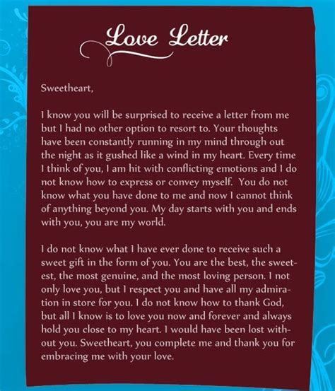 Love Letters For Him From The Heart Messages Love Letter To