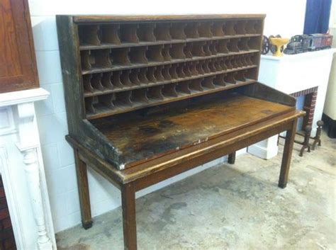 Maybe you would like to learn more about one of these? Rare original antique 1930s Wood postmaster mail sorter ...