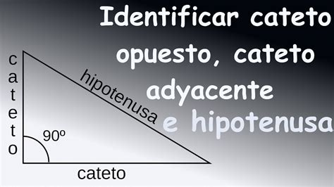 Identificar Cateto Opuesto Cateto Adyacente E Hipotenusa YouTube