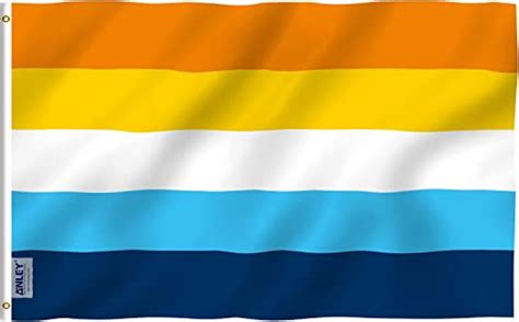 Anley Fly Breeze 3x5 Foot Aroace Pride Flag Vivid Color