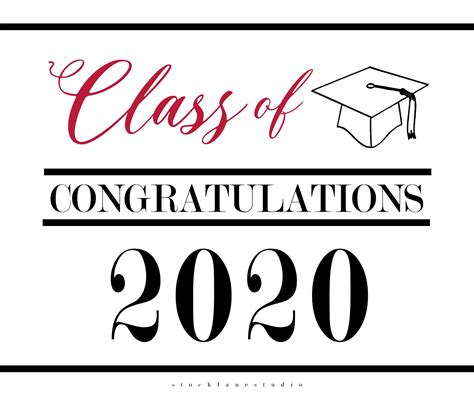Printable Graduation Poster Congratulations Class Of 2022 Etsy