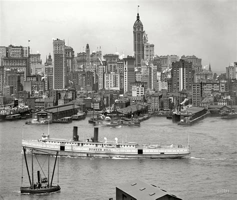 A View Of Manhattan From The East River In 1908 Imgur New York