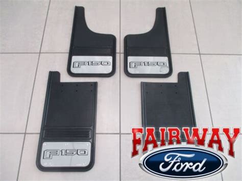 15 Thru 20 F150 Ford Rubber And Stainless Splash Guard Mud Flap Set 4pc F