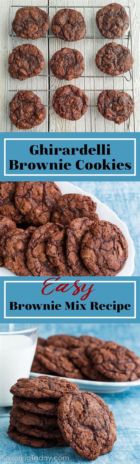 Ghirardelli Triple Chocolate Brownie Mix Cookie Recipe