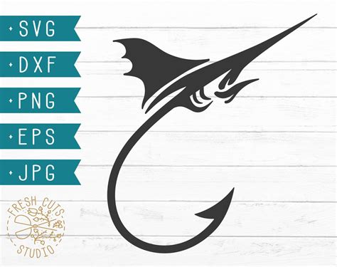 Fishing Hook Svg Cut File For Cricut Silhouette Fishing Svg Etsy Canada