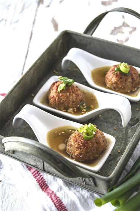 Asian Style Meatballs Hors Doeuvres In Broth The Charming Detroiter
