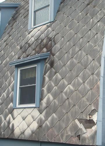Old Asbestos Cement Roof Shingles Decades Old Asbestos Cem Flickr
