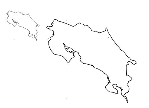 Mapas De Costa Rica Para Colorear Y Descargar Colorear Imágenes