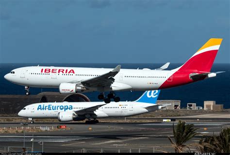 Iberia Airbus A330 Ec Mja Fhoto 11212 Airfleets Aviación
