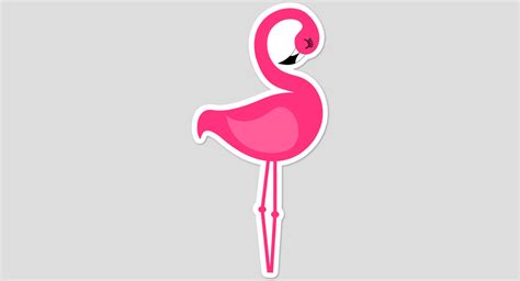 Flamingo Stickers By Vector30 Design By Humans