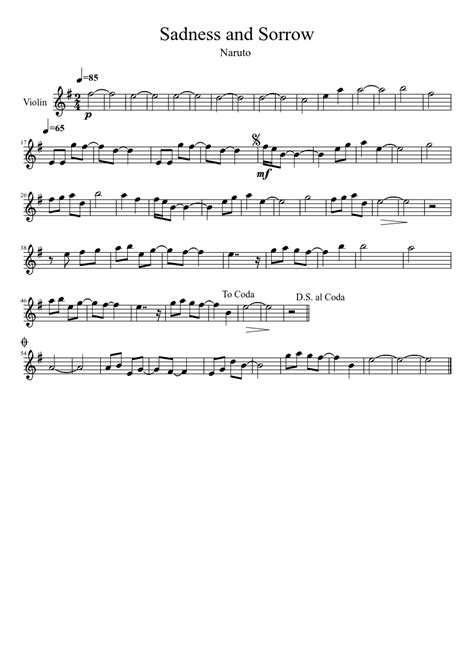 Naruto Violin Sheet Music Blue Bird From Naruto Sheet Music For Flute