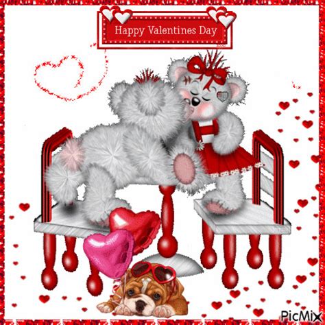 Happy Valentines Day Kiss  Animé Gratuit Picmix