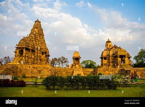 Khajuraho Temples Madhya Pradesh India Stock Photo Alamy